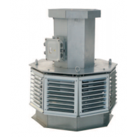 Крышный радиальный вентилятор ВКР-7,1-ДУ-С-2ч/600(400)°С-11,0/1500