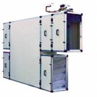 Приточно-вытяжная вентиляционная установка с рекуперацией тепла и влаги с водяным нагревателем CrioVent-1000 SW