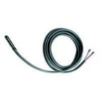 PTC03000D1 Датчик температуры пассивный CAREL чувствительный элемент PTC, температура -30…+105°C, 3 м кабель, изоляция - ПВХ черного цвета, упаковка 20 шт