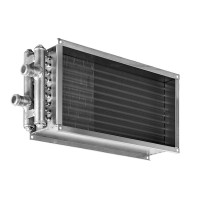 Водяной охладитель для прямоугольных каналов Zilon ZWS-W 500х300/3