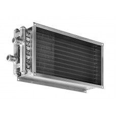 Водяной охладитель для прямоугольных каналов Zilon ZWS-W 800х500/3