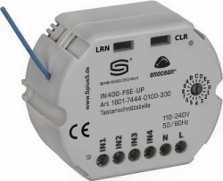 IN400-FSE-UP  Передающее радиоустройство, кнопочный интерфейсный элемент с четырьмя каналами