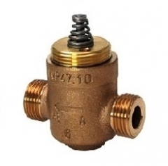 Клапан регулирующий, 2-ходовой, фланцевый, седельный KVS 0.4, DN 10, шток 2.5 VVP47.10-0.4S