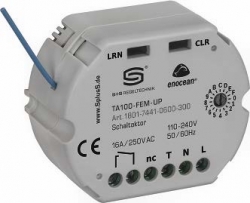 TA100-FEM-UP  Приемное радиоустройство для управления термостатом, с одним каналом