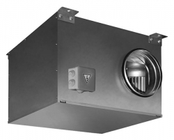 Вентилятор  круглый канальный в звуко- и теплоизолированном корпусе SHUFT ICFE 160 VIM